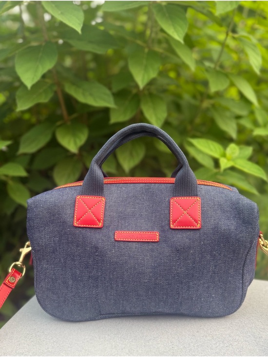 Dooney & Bourke Handbags - Dooney & Bourke Vintage 2000 Denim Soft Satchel in excellent condition.